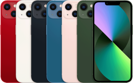 The iPhone 13 comes in a variety of colors