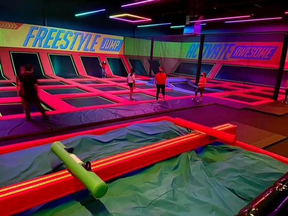 Urban Air in the Hanford Mall is one fun thing to do in town.