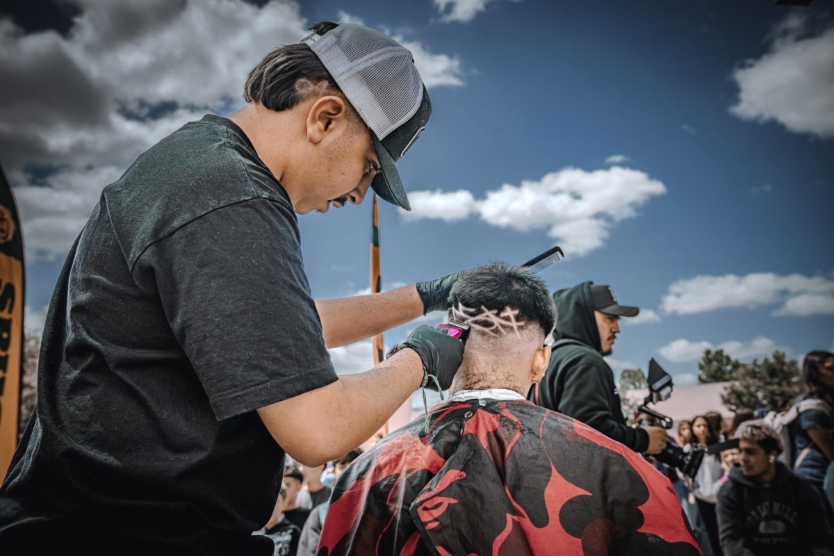 Sierra Pacific hosted a student barber challenge.